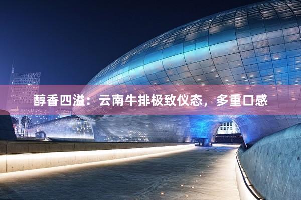 醇香四溢：云南牛排极致仪态，多重口感