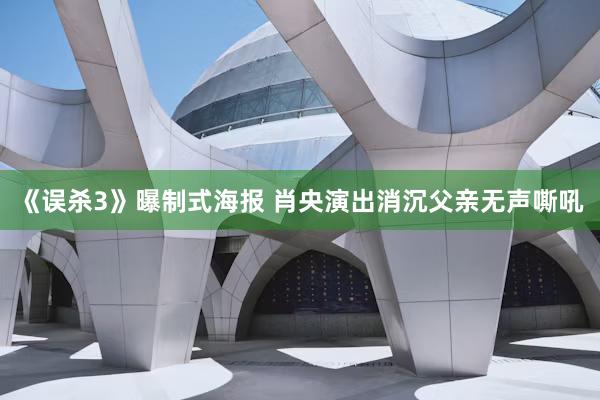《误杀3》曝制式海报 肖央演出消沉父亲无声嘶吼